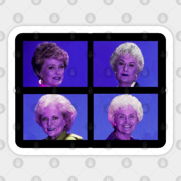 The Golden Girls Sticker by valentinahramov